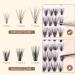 DIY Eyelashes Set - 8-12mm Mix Cluster False Eyelashes | 0.07mm C Curl | No Glue Eye Makeup - Buy Online on GoSupps.com