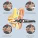 Ear Wax Removal Vacuum - Gentle Spiral Ear Cleaning Tool for Adults & Children | Black Ear Suction Device - Buy Online on GoSupps.com