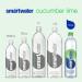 Smartwater Cucumber Lime Flavored Drinking Water - 23.7 Fl Oz Bottles, Pack of 12 - Buy Online on GoSupps.com