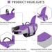 Cit toile Dog Life Jacket - Safe & Light Water Sports Vest for Small Medium & Large Dogs | Reflective Handle & Stylish Colors - Pink Green & Purple - Buy Online on GoSupps.com