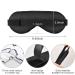 WELLDAY Black White Butterfly Sleep Mask - Adjustable Comfort Eye Shade for Men and Women - Buy Online on GoSupps.com