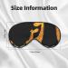 Giraffe Print Unisex Eye Mask | Soft Travel Comfort Shade for Yoga & Shift Work - Buy Online on GoSupps.com