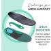 Orthofeet Quincy 8 Blue Plantar Fasciitis Women's Shoes - Heel Pain Relief, Arch Support, Ergonomic Sole, Wide Widths - Buy Online on GoSupps.com
