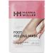 Foot Peel Mask - Foot Exfoliator and Foot Peel Mask for Hard Skin and Cracked Heel Foot Masks with AHA Blend Salicylic Acid Botanical Extracts Vitamin C and A Feet Peeling Mask