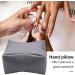 Easy to Clean Manicure Hand Rest Lychee Pattern Faux Leather Pillow Durable Long-Lasting Nail Art Tear-Resistant Black - Buy Online on GoSupps.com