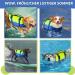 Shop Eyin Life Jackets for Small Dogs | Size-Adjustable Reflective Tear-Resistant Swimming Vest - Blue & Yellow - Buy Online on GoSupps.com