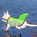 Buy Cit toile Dog Life Jacket - Light & Safe for Water Sports | Reflective with Handle for Small Medium & Large Dogs - Green - Buy Online on GoSupps.com