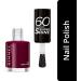 Rimmel 60 Seconds Super Shine Colour Block Nail Polish - Ultra Shine and Long Lasting - Quick Drying 712 Berry Pop 8 ml (Pack of 1) - Buy Online on GoSupps.com