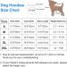 Lifewheel Dog Jacket & Sweater - Warm Winter Coat for Small Dogs & Cats | Hooded Blue Pet Costume (Size M) - Buy Online on GoSupps.com