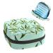 Anna Cowper Green Hand Drawn Leaf Pattern Sanitary Napkin Storage Bag Feminine Menstrual Cup Pouches Nursing Pad Holder Tampon Bags Portable Period Bag for Women Teen Girls 1Pcs Multi-colored 10