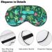 Tropical Jungle Sleep Mask - Adjustable Eye Cover for Sleeping, Blocks Light - Men and Women - Buy Online on GoSupps.com