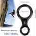 Lankai 35kN Climbing & Abseiling Device | 8 Descender for Height Rescue & Hammock Use - Premium Climbing Equipment (Black) - Buy Online on GoSupps.com