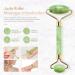 Natural Jade Roller for Face and Eyes - Noiseless Facial Massage Tool - Buy Online on GoSupps.com