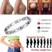 Lymph Detox Magnetic Bracelet Earrings Ring Set for Women - Anxiety Relief - Silver - Buy Online on GoSupps.com