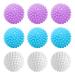 SPORWAY Dryer Balls Washing Balls Pack of 9 Washing Balls for Tumble Dryers Dryer Balls Washing Ball Reusable for Fluffy Laundry Home Clothing Cleaning
