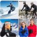 Buy KITBEEZ Warm Winter Sports Gloves - Touchscreen Anti-Slip Waterproof Bicycle & Ski Gloves for Men - Buy Online on GoSupps.com