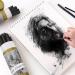 LOONENG Willow Charcoal Sticks - Pack of 25, Ideal for Sketching and Drawing - 7-9mm Diameter, Natural Charcoal for Artists, Beginners, and Students - Buy Online on GoSupps.com