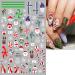JMEOWIO 10 Sheets Christmas Nail Art Stickers Decals Self-Adhesive Snowflake Winter Holiday Cute Nail Supplies Nail Art Design Decoration Accessories - Buy Online on GoSupps.com