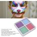  YIZISECCE Face and body paint 4 colors luminous matte long-lasting water-soluble makeup pigment for cosplay holidays 40g (type 2) - Buy Online on GoSupps.com