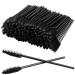 YIAGUN 50pcs Rose disposable mascara brush eye black stick eyebrow castor oil brush makeup tool (black)