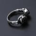 Buy LXUEBAIX Vintage Silver Punk Jewelry - Unique Headphone Shape Distressed Accessory for Men & Women - Buy Online on GoSupps.com