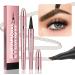  Anifer (02 Dark Brown) Microblading eyebrow pencil eyebrow pencil for hair drawing eyebrow pencil with split tip eyebrow pencil for microblading effect. - Buy Online on GoSupps.com