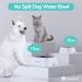 LumoLeaf 70oz Dog Water Bowl - Large Capacity No-Spill Dispenser for Medium/Large Dogs - Non-Slip Slow Feeder with Filter - Ideal for Travel - Grey - Buy Online on GoSupps.com