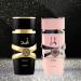 Bundle of Lattafa Yara and Lattafa Asad Eau de Parfum for Men and Women 3.4oz with 5ml Portable Refillable Atomizer and Refillable Car Freshener in a Satin Gift Bag - Buy Online on GoSupps.com