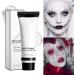 White Face Paint | Anti-Streak Foundation Matte Fluid 37ml Long-Lasting Anti-Streak Foundation for Adults and Children Party Stage Halloween Cosplay - Buy Online on GoSupps.com