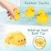 Joyreal 45Pcs Duck Slide Bath Toy for Kids - Baby Bath Track Tub Toy with 2 Rubber Ducks & Wind Up Water Toys - Perfect Gift for 3-5 Year Old Boys and Girls - Buy Online on GoSupps.com
