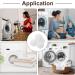 uxcell 4pcs Reusable Laundry Dryer Balls - Vinyl Drying Balls to Reduce Wrinkles Static & Drying Time | Energy-Saving Fabric Softener - Buy Online on GoSupps.com