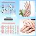 Cute Style Nail Polish Strips - 680 Pieces Full Wraps Nail Stickers for DIY Nail Decoration | Self-Adhesive Decals with Nail Files for Women & Girls - Buy Online on GoSupps.com