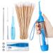 Tonsillenstein remover set 1 tonsil stone removed with LED light 1 tool for removing tonsil stones made of stainless steel 100 swabs and 1 curved error syringe to get rid of