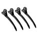 Framar Black Tight Tension Clips - Set of 4 Professional Hair Clips | Styling & Metal Hair Clips for Extra Tight Hold - Buy Online on GoSupps.com