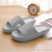 Sliders Cloud Slippers Women Men Non-Slip Mens Womens Slippers Cloud Sliders Soft Flip Flops with Thick Sole for Shower Bathroom Pool Beach 5.5 UK Grey - Buy Online on GoSupps.com