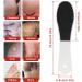 WLLHYF 4-Piece Pedicure Foot File Set - Double Sided Callus Remover & Scrubber for Dead Skin and Cracked Feet - Professional Foot Care Tool for Women and Men - Buy Online on GoSupps.com