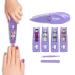 Blinger Ultimate Nail Wand Collection  Purple - Glam Your Nails with Sticker Sheets  1 Step Process  No Drying  No Waiting   Nail Art for School  Parties  Special Occasions  Everyday Use   Exclusive