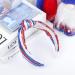 Lanmerry Knotted Headband for Women's Hair 4th of July Hair Accessories Thick Headbands Sequins Kids Headbands Hair Bands Sparkly Headbands Girls Fashion Gifts 0-Red White Blue - Buy Online on GoSupps.com
