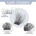 IKVVOM Cluster Lashes 10-16mm 120Pcs Mix Wispy C Curl Volume DIY Eyelash Extensions - Buy Online on GoSupps.com