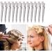 Flzonhut 12-Piece Silver Hair Clips Set - Durable Alligator Hair Clamps for Women & Girls | Perfect for DIY Hair Styling - Buy Online on GoSupps.com