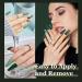 Modelones Blue Green Gel Nail Polish - 6 Colors Misty Gray Dark Green Glitter Gel Polish Kit Sage Green Baby Blue Nail Gel Polish Soak Off UV Gel Nail Lamp Gel Nail Kit DIY Home Nails Manicure Gifts - Buy Online on GoSupps.com