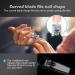 Kaasage Nail Clipper and File - Classic Stainless Steel Nail Cutter with Glass Nail File Clip Fingernails and Toenails Easily Gift for Men Women & Seniors - Buy Online on GoSupps.com