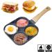 WIPPWER Saucepan Frying Pot Pan Steak Egg Pancake Thickened Omelet Pan Wooden Handle Pan for Kitchen Utensils Wok - Buy Online on GoSupps.com