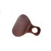 Shatterproof Archery Tab | 3 Under Tab | Traditional Finger Tab | Finger Guard | Finger Protector | Chrome Tan Leather Small "YES" Tab