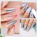 Makartt Mirror Shine Gel 8ml Silver Chrome Metallic Gel Nail Polish Soak Off UV/LED Painting Gel for 3D Mirror Effect Lines Drawing Nail Art DIY Silver-8ml Mirror Shine Gel - Buy Online on GoSupps.com