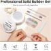 MIZHSE 100g Solid Builder Gel for Nails Large Capacity Clear Hard Gel for Nails 3D Sculpting Gel for Nail Art Gel U V LED Nail Builder Gel Kit with 3D Silicone Pen for Nail Salon Home DIY - Buy Online on GoSupps.com