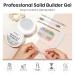 MIZHSE 100g Solid Builder Gel - Clear Hard Gel for Nail Art | UV LED Sculpting Gel Kit with Silicone Pen | Perfect for Salon & Home DIY - Buy Online on GoSupps.com