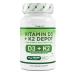 Vitamin D3 + K2 Depot - 180 tablets - Premium raw material: 99.7 +% All -Trans (K2Vital from Kappa) - With 5000 I.E. Vitamin D3 per tablet - Laboratory test - high dose 180 pieces (1 Pack)