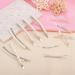 12-Piece Silver Rhinestone & Pearl Hair Clips Set for Wedding Bridal Lady Hair Styling - Decorative Bobby Pins for Women & Girls - Buy Online on GoSupps.com