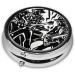 Play Jazz Music Portable Pill Box - Mini 3-Compartment Metal Organizer for Small Pills | Ideal for Travel - Buy Online on GoSupps.com